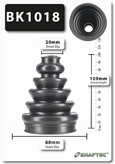 Shaftec front inner boot - inner, cv