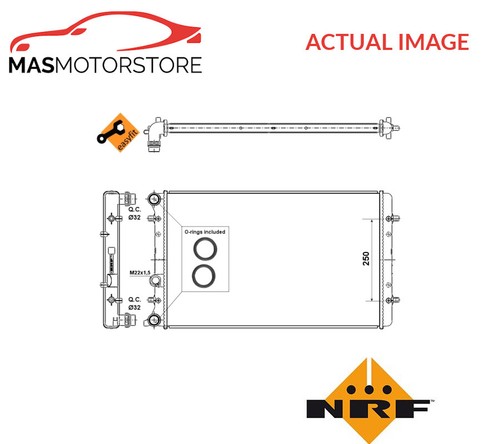 Engine cooling radiator - engine, nrf